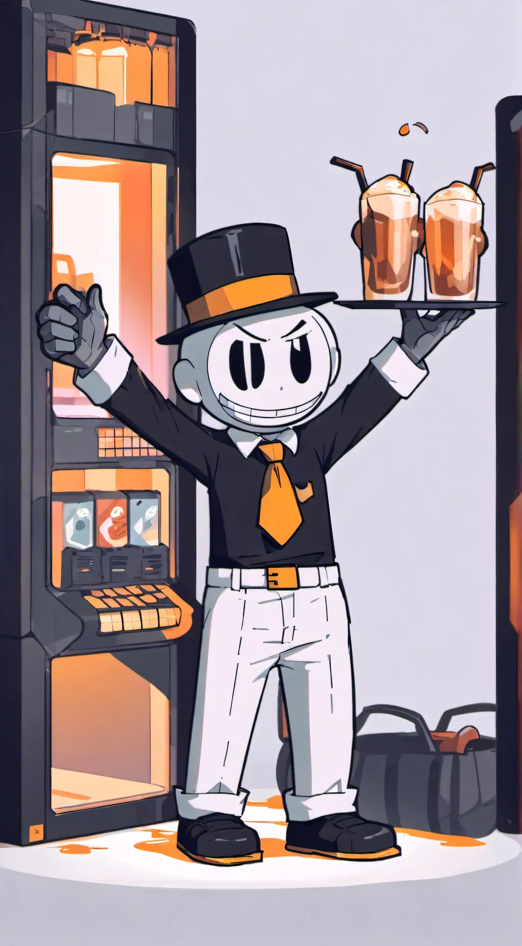 ai character: mugman background