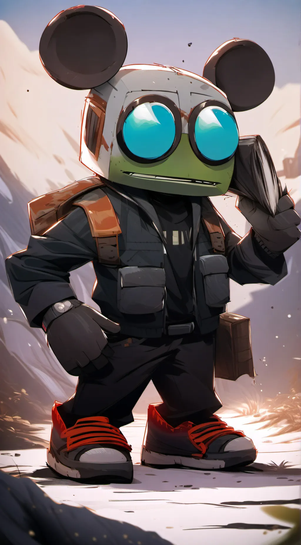 ai character: Zim! background