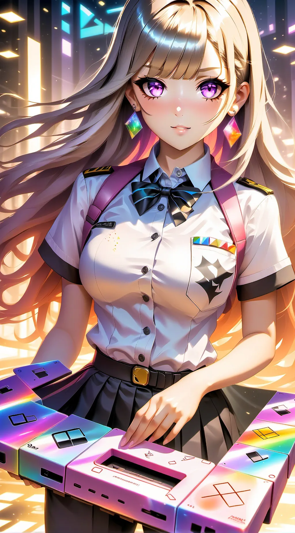 ai character: Lili o Liliana  background