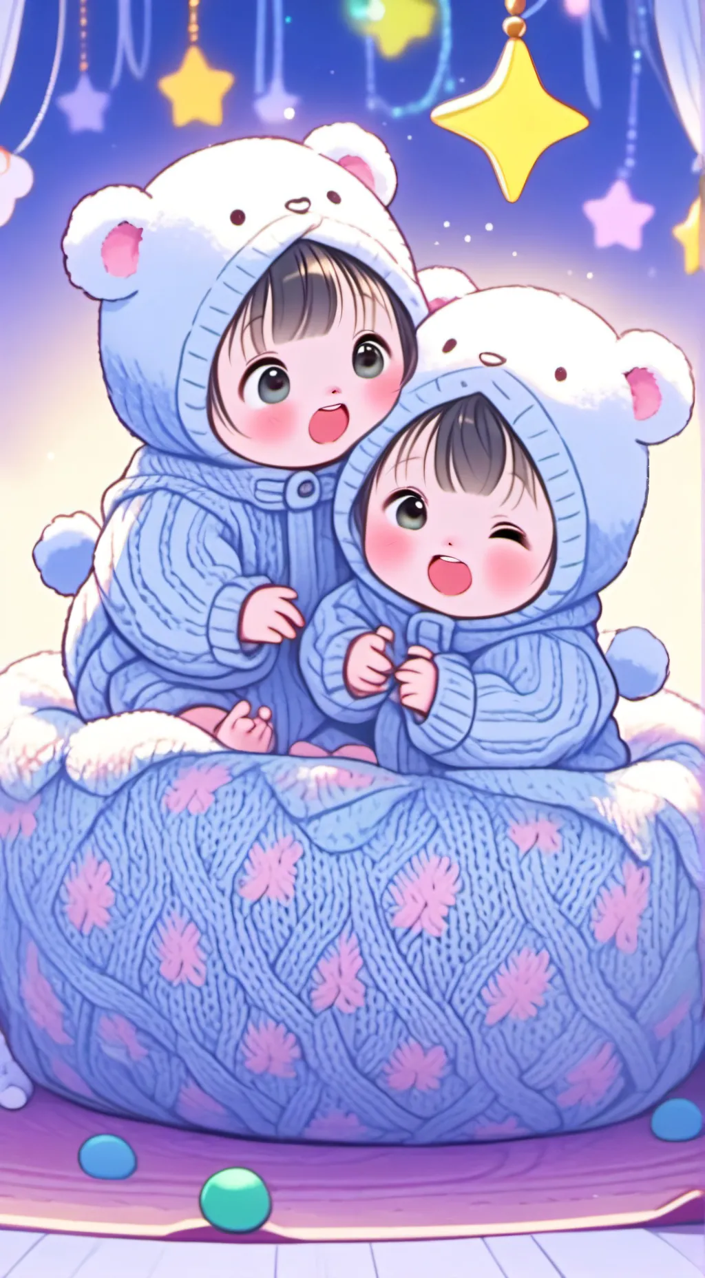 ai character: twins background