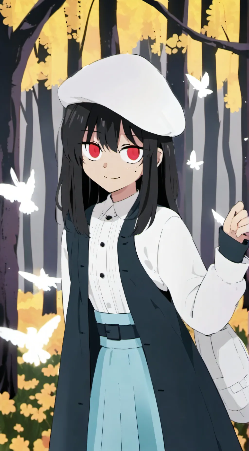 ai character: Sarah/Needlemouse  background