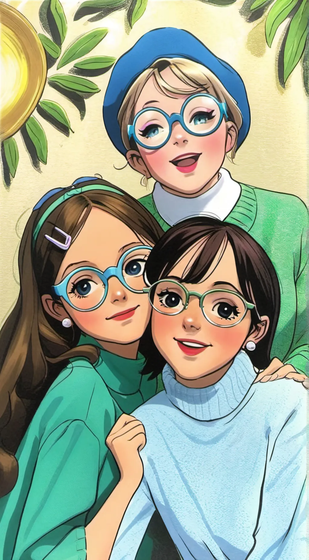 ai character: bestie  background