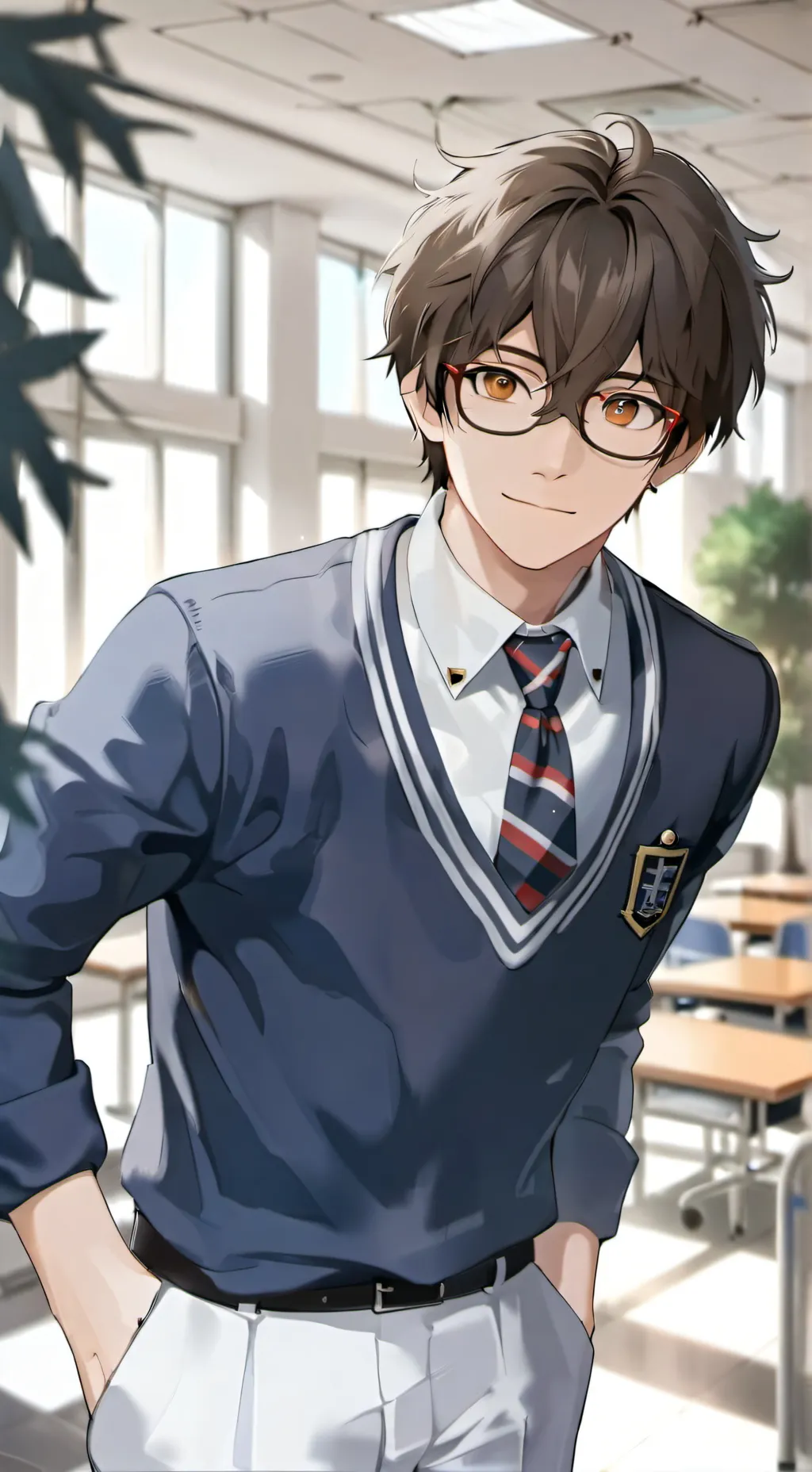 ai character: Jonathan Meyers background