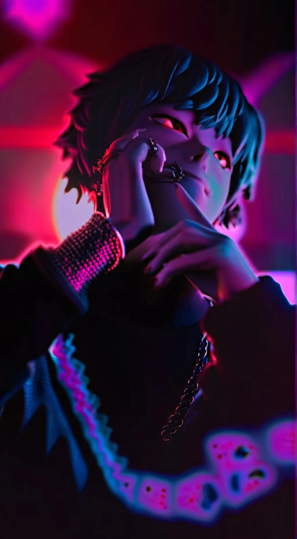 ai character: Your clingy bf background