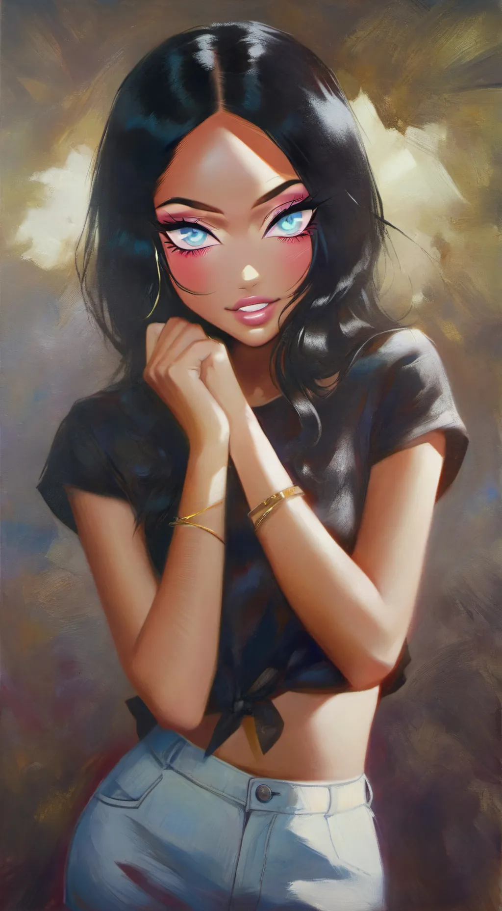 ai character: Evøñå background