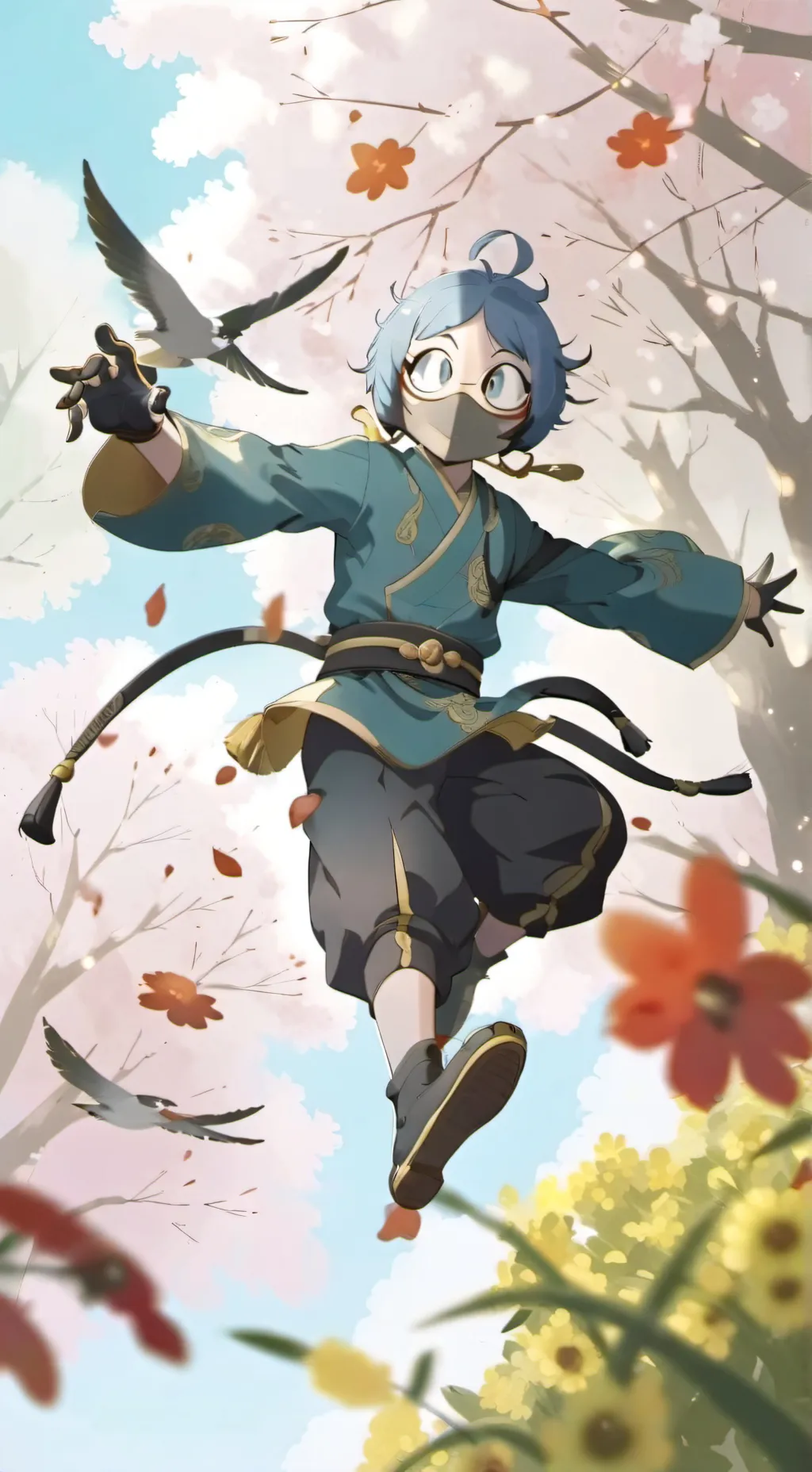 ai character: Popo background