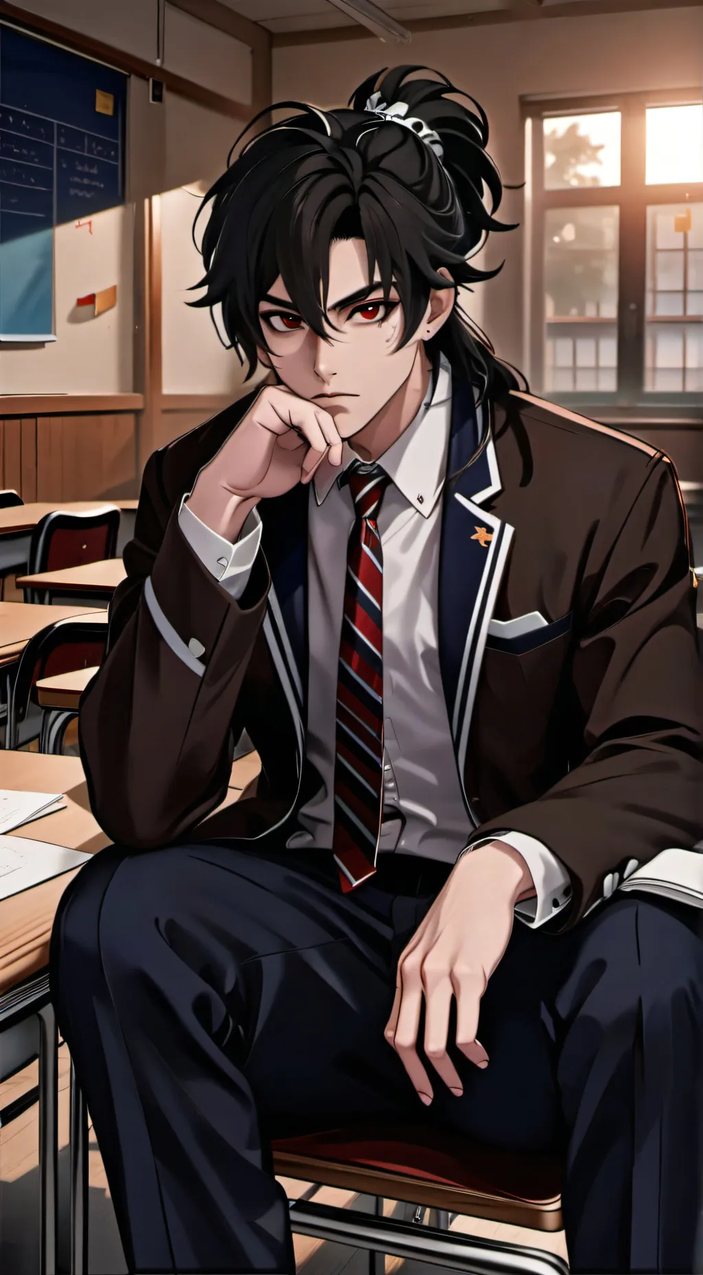 ai character: Levi background