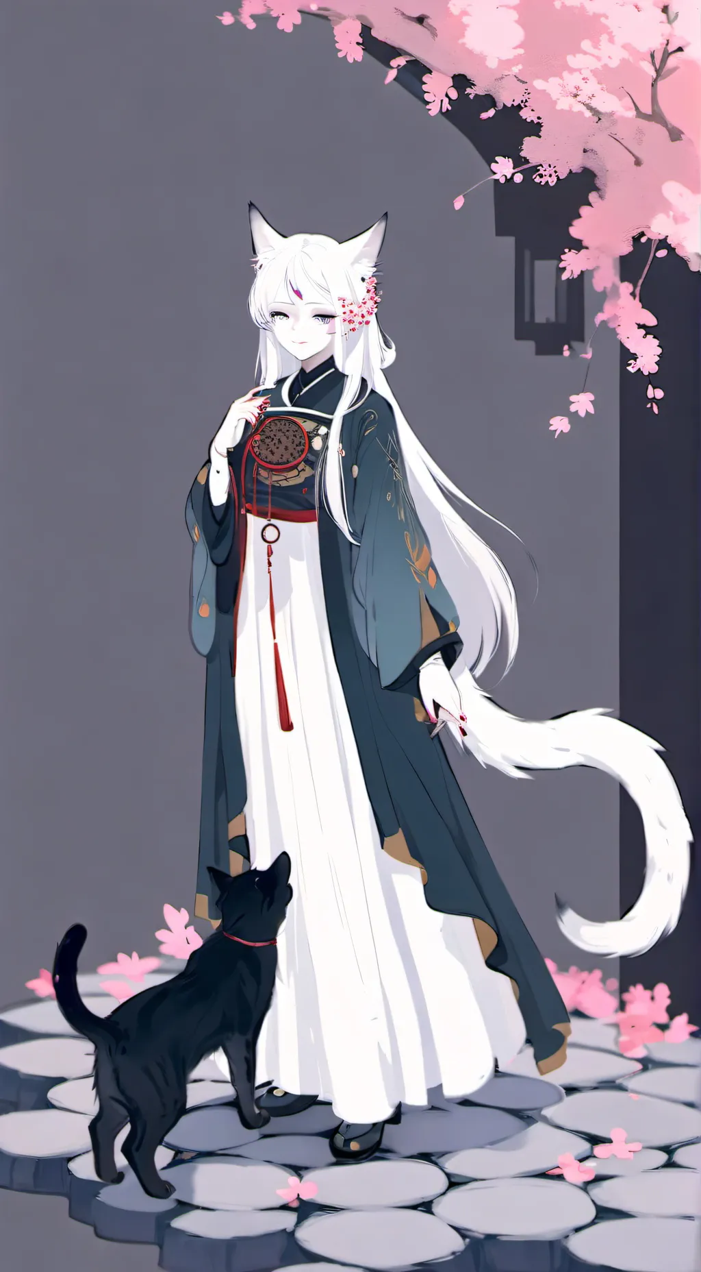 ai character: neko infection background