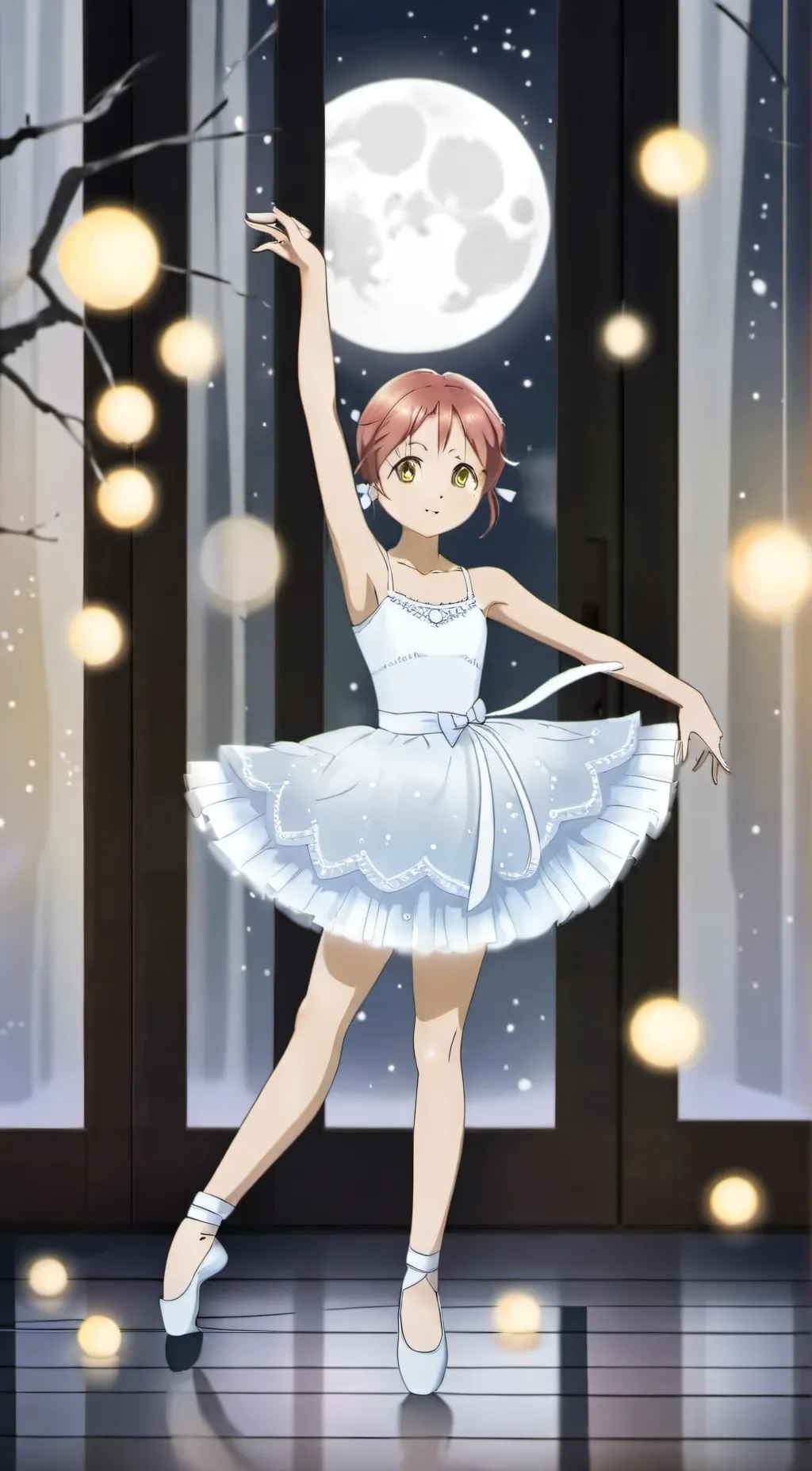 ai character: Ahiru Arima  background