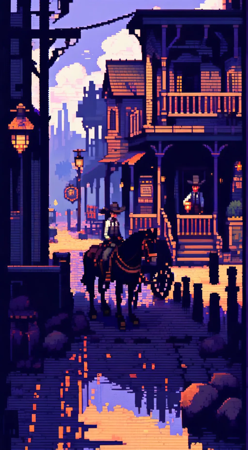 ai character: Gtag Western! background