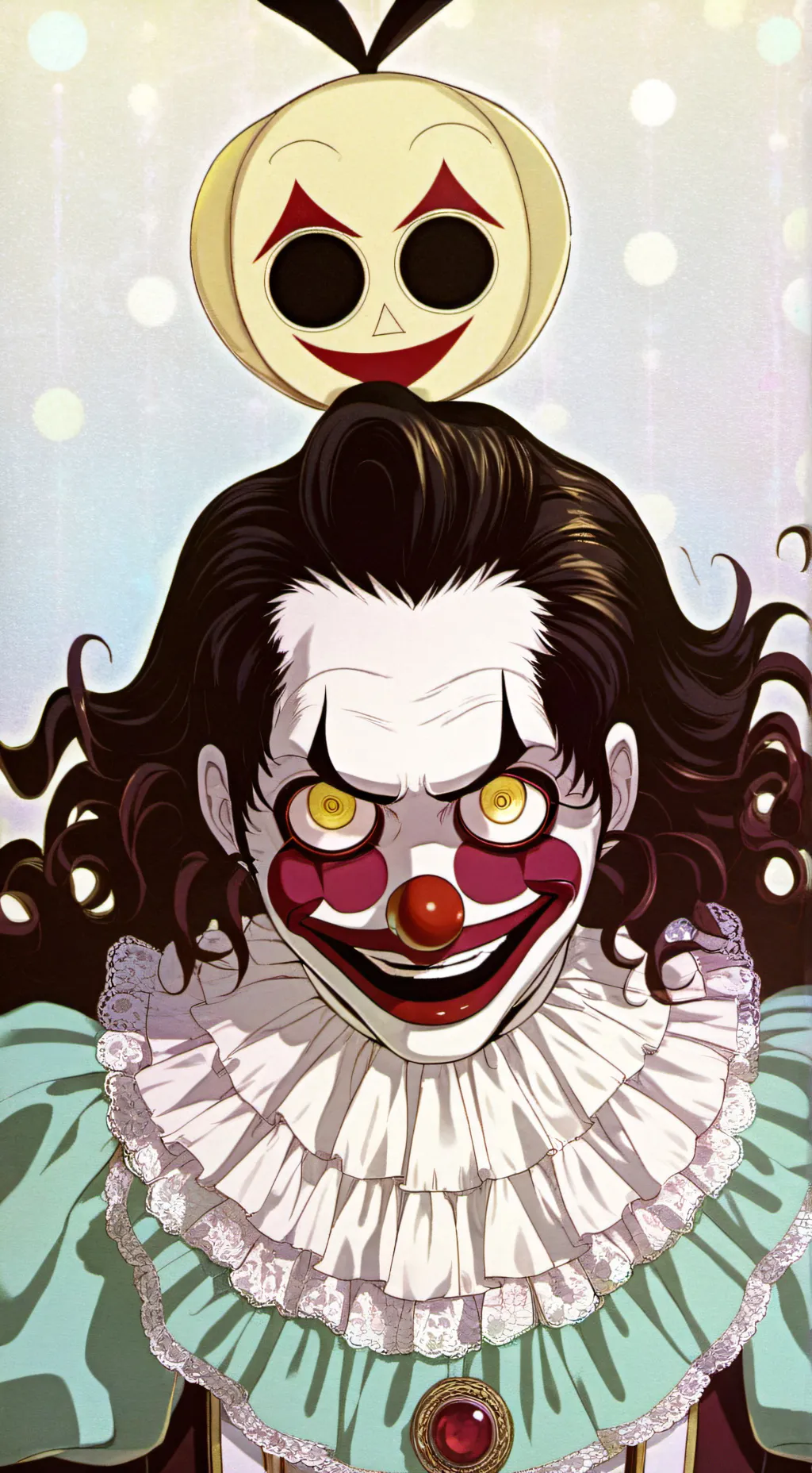 ai character: jackie the clown background