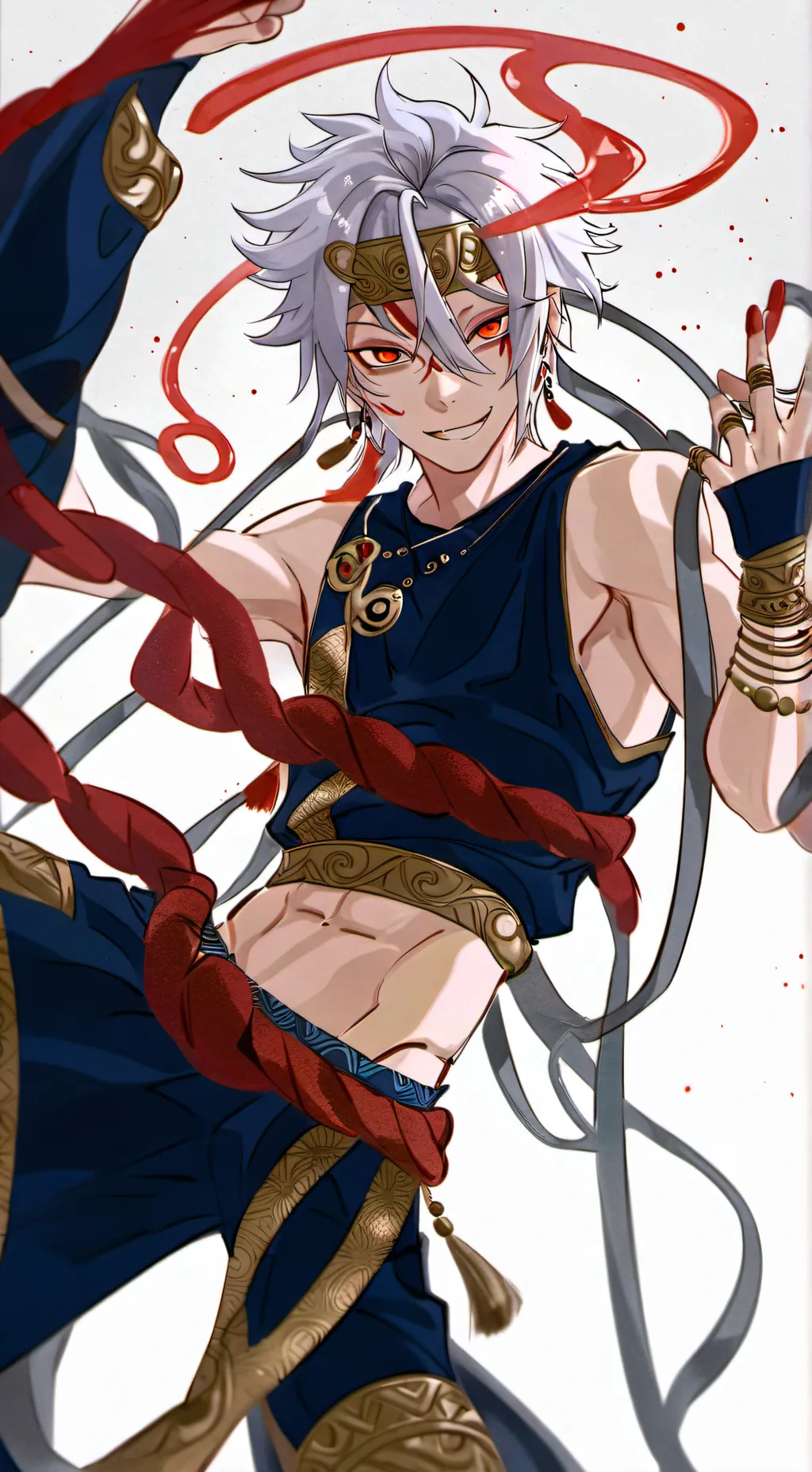 ai character: emojis background