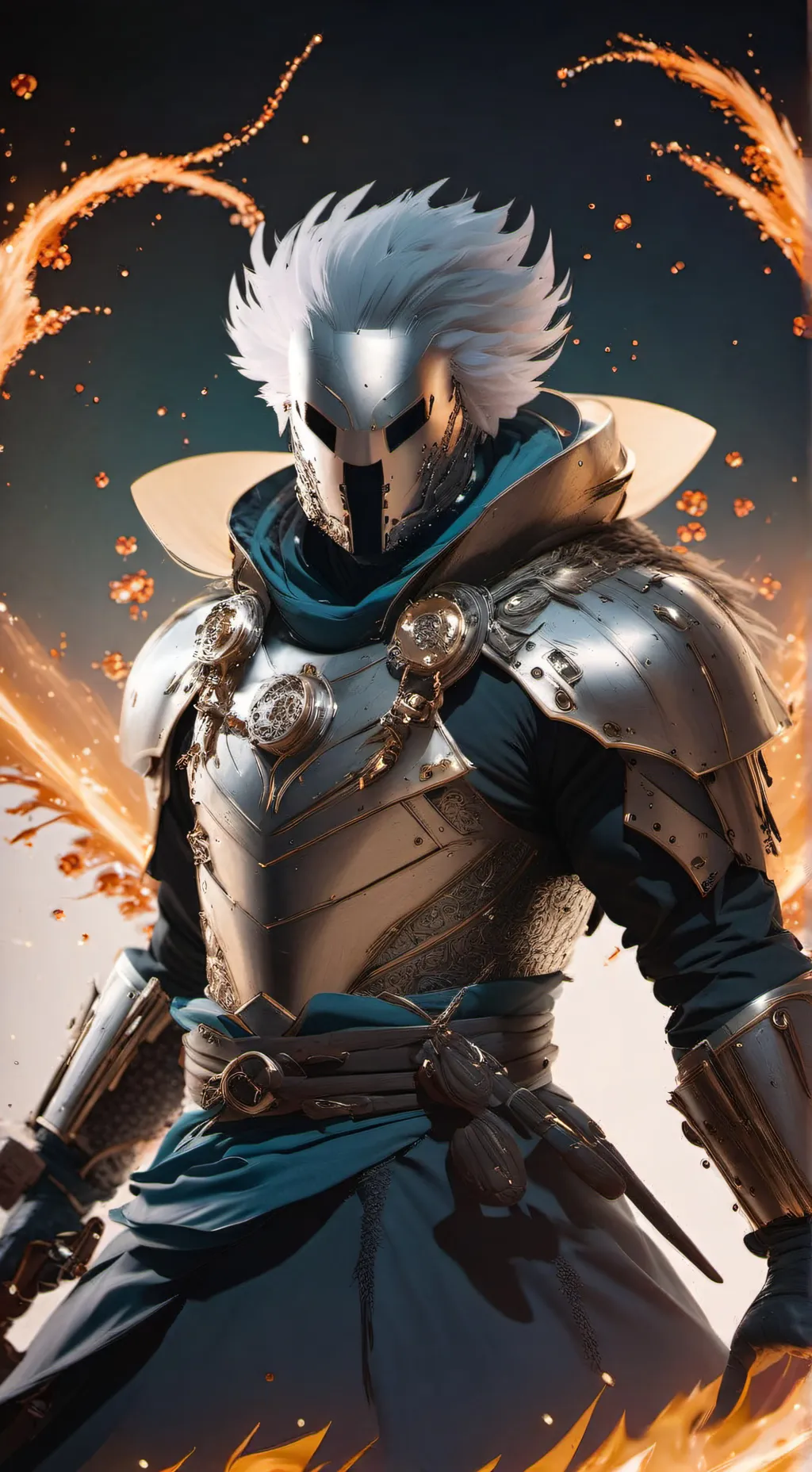 ai character: tvmanblanco background