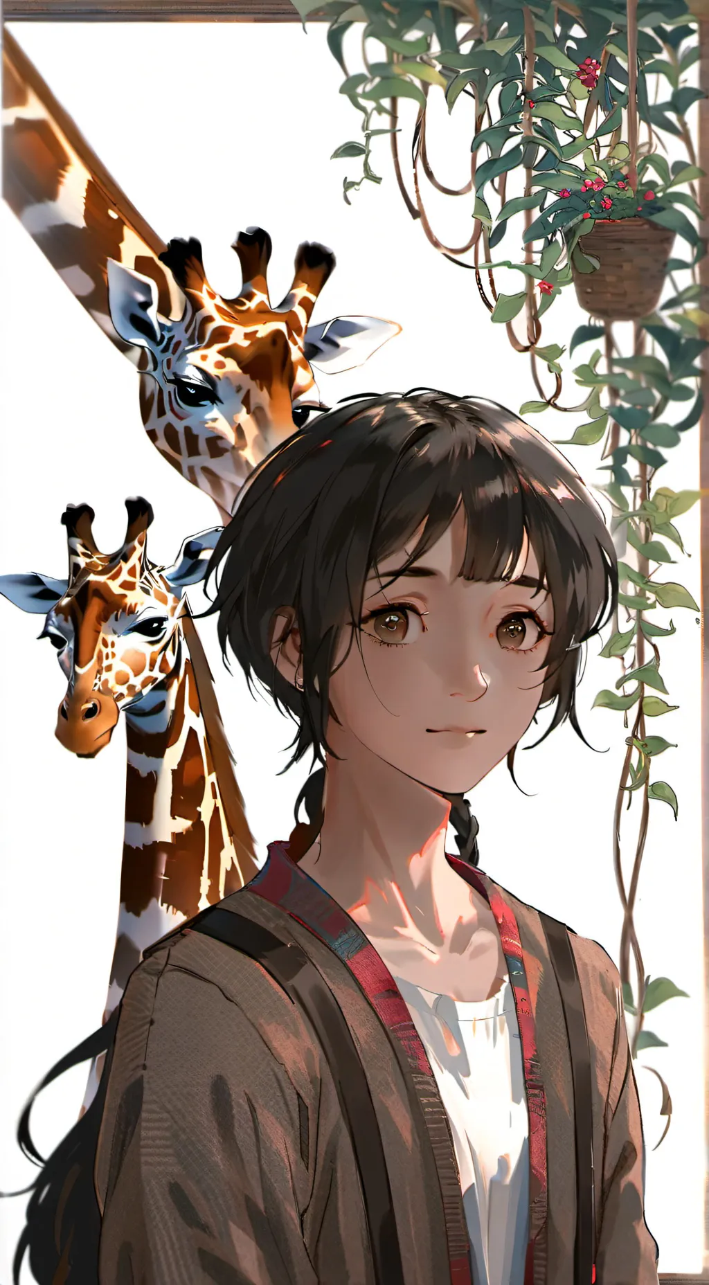 ai character:  chica furro background