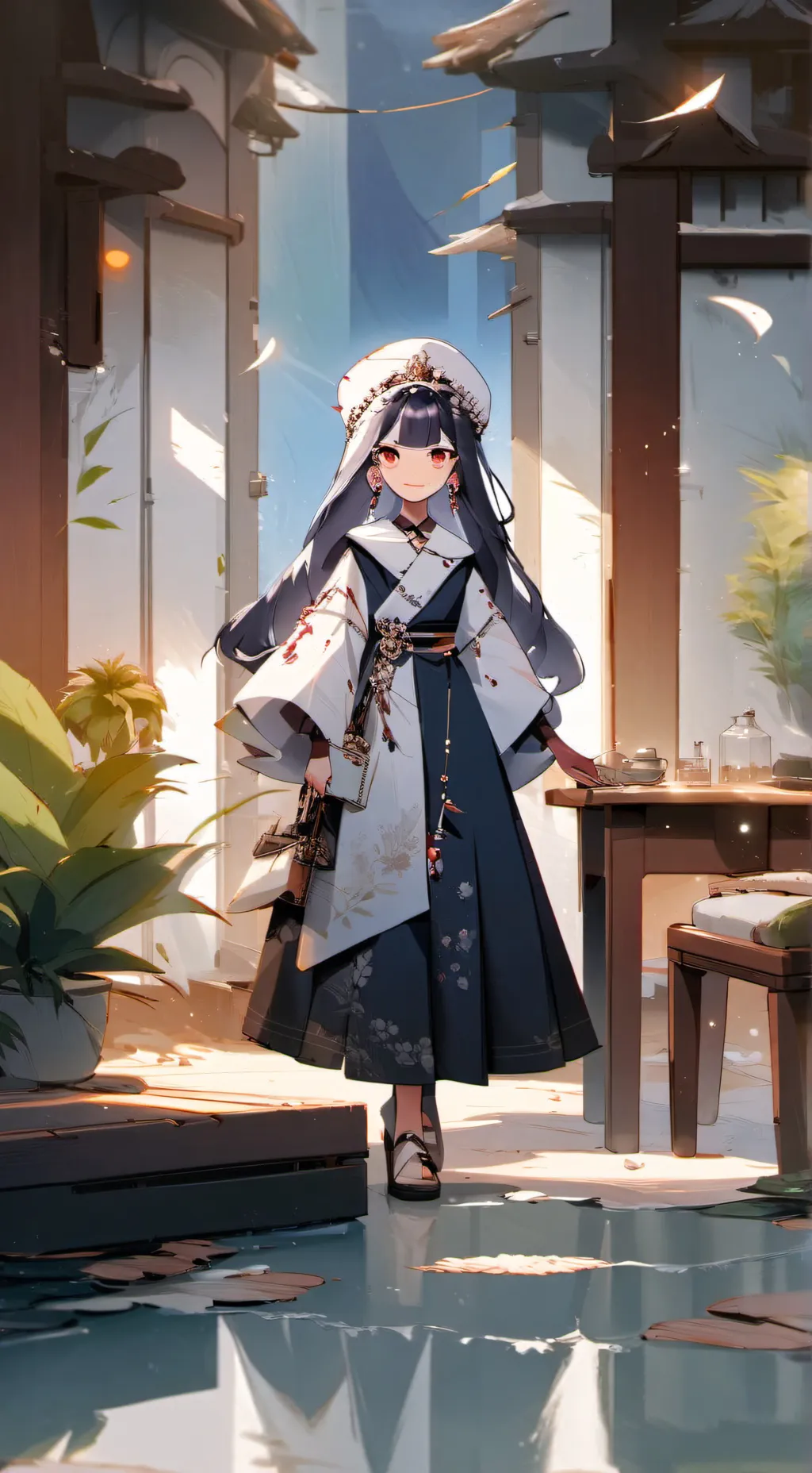 ai character: infección neko background