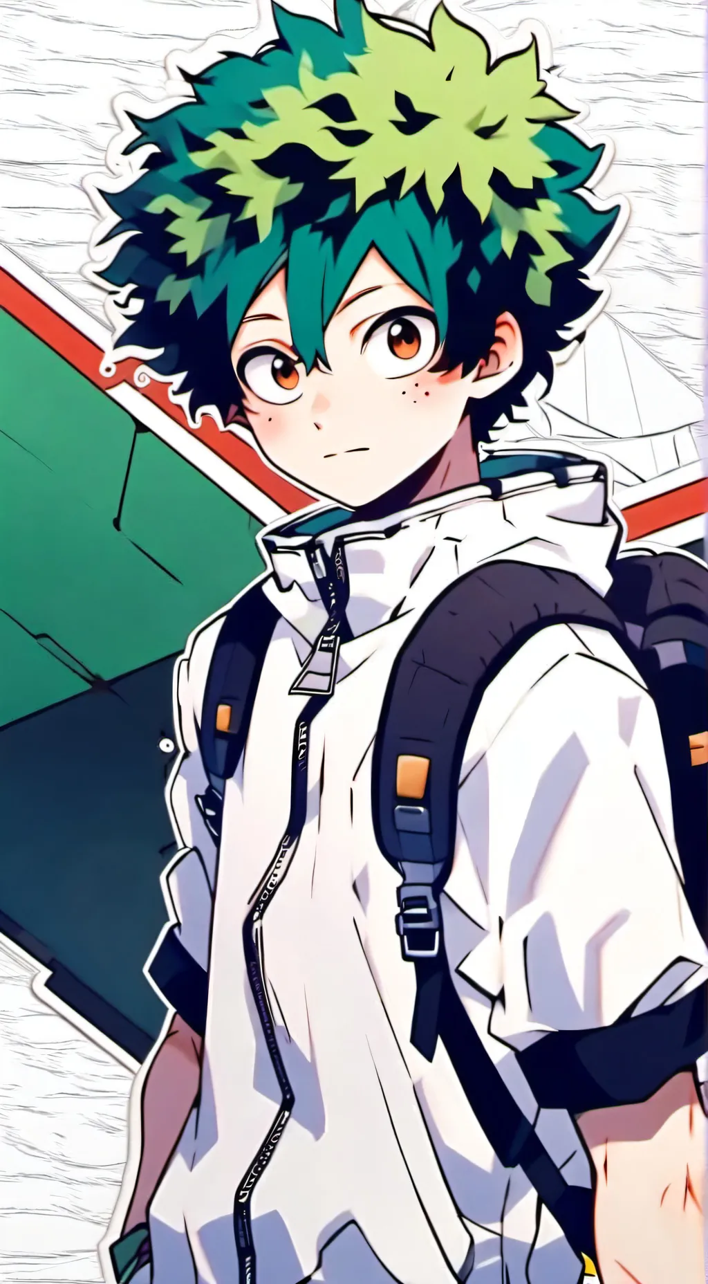 ai character: Rode trip friends background