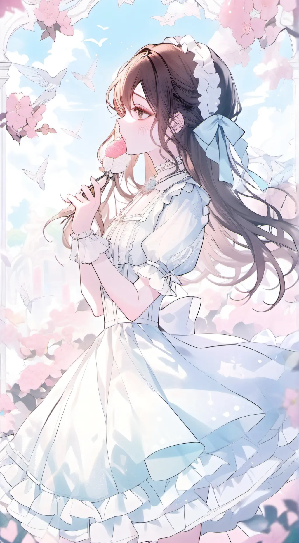 ai character: €_Кетлин _€ background