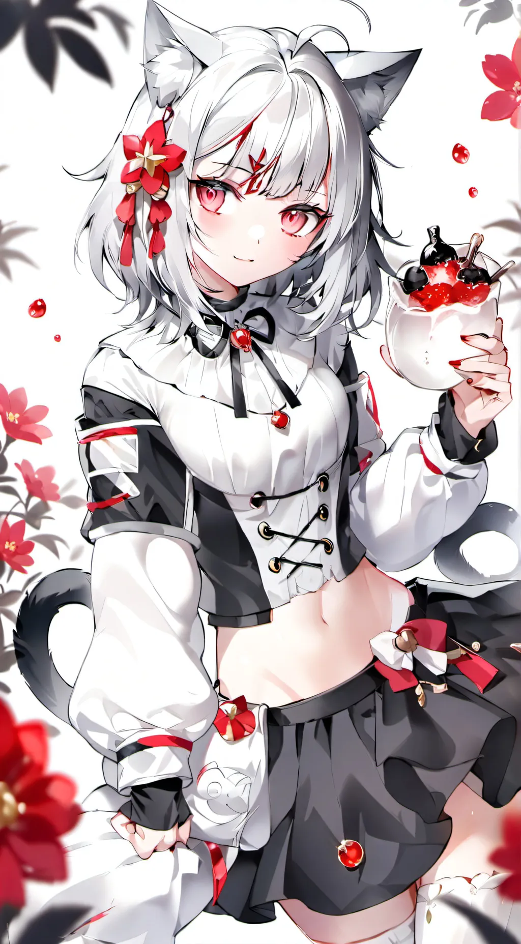 ai character: Ashley  background