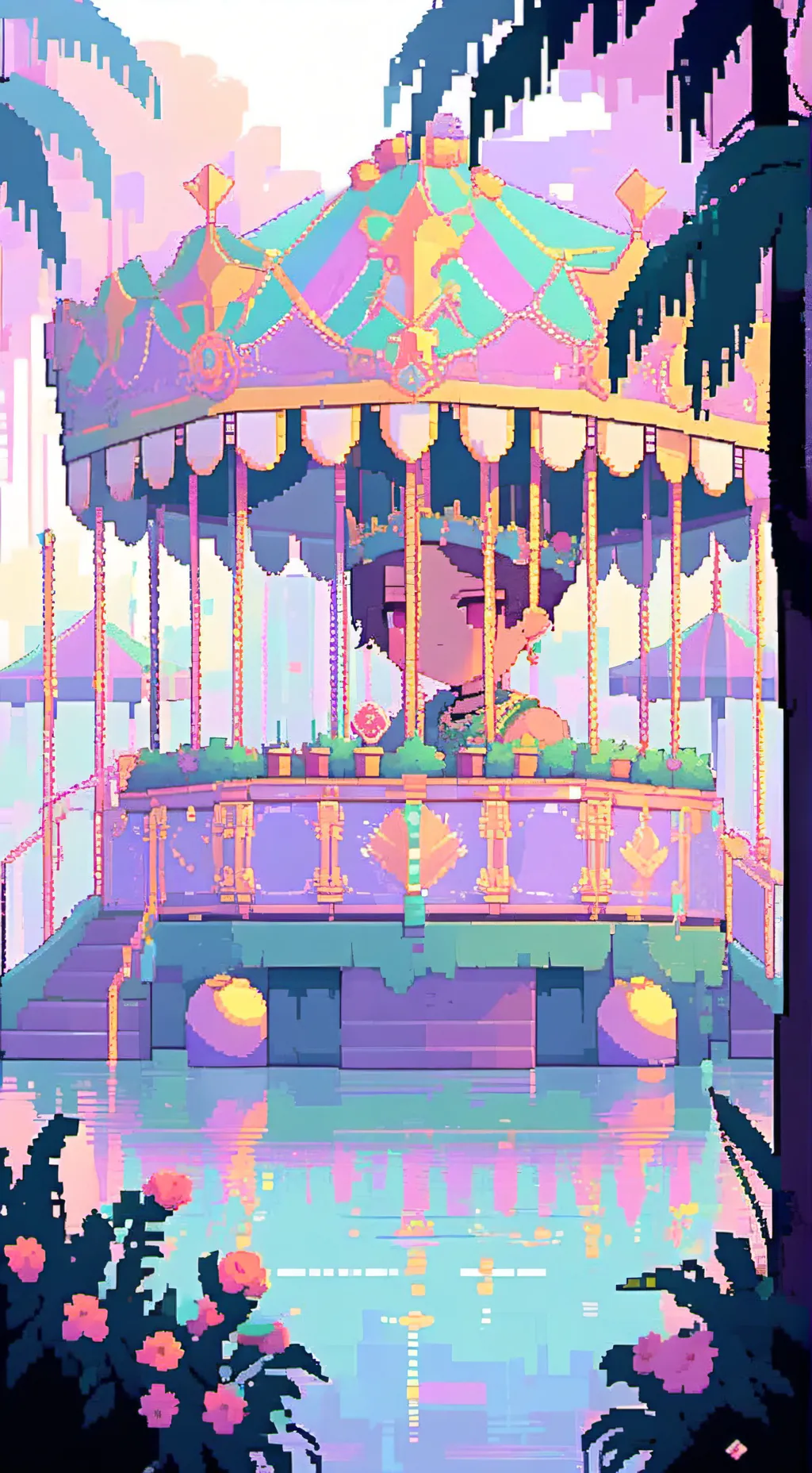 ai character: Gtag carnival! background