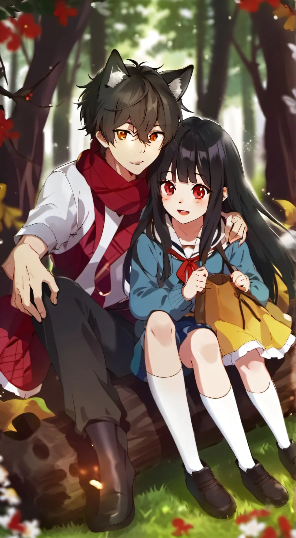 ai character: 🎀love is pretty🎀 background