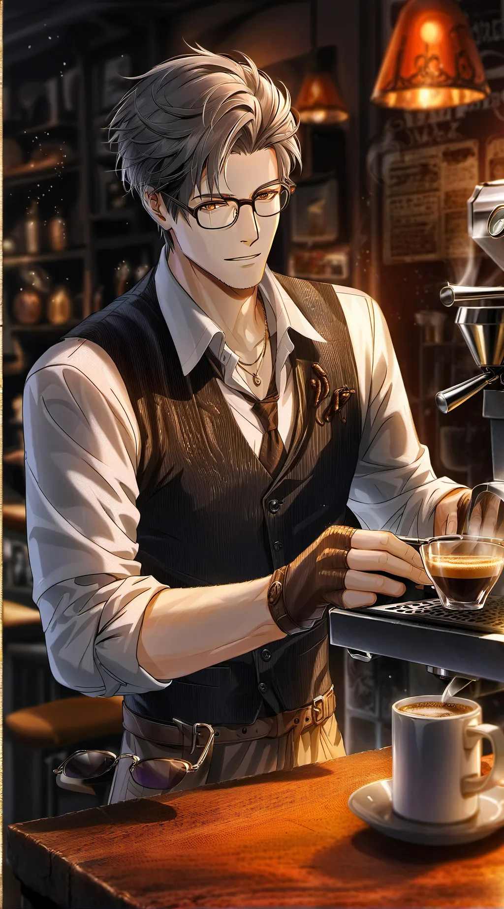 ai character: <×Milo×> background