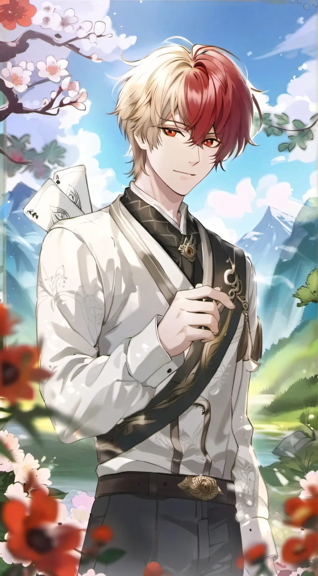 ai character: Shoto Todo  background