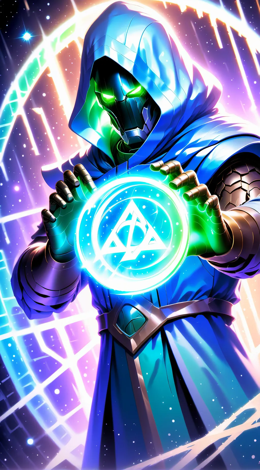 ai character: Dr Victor Von Doom background