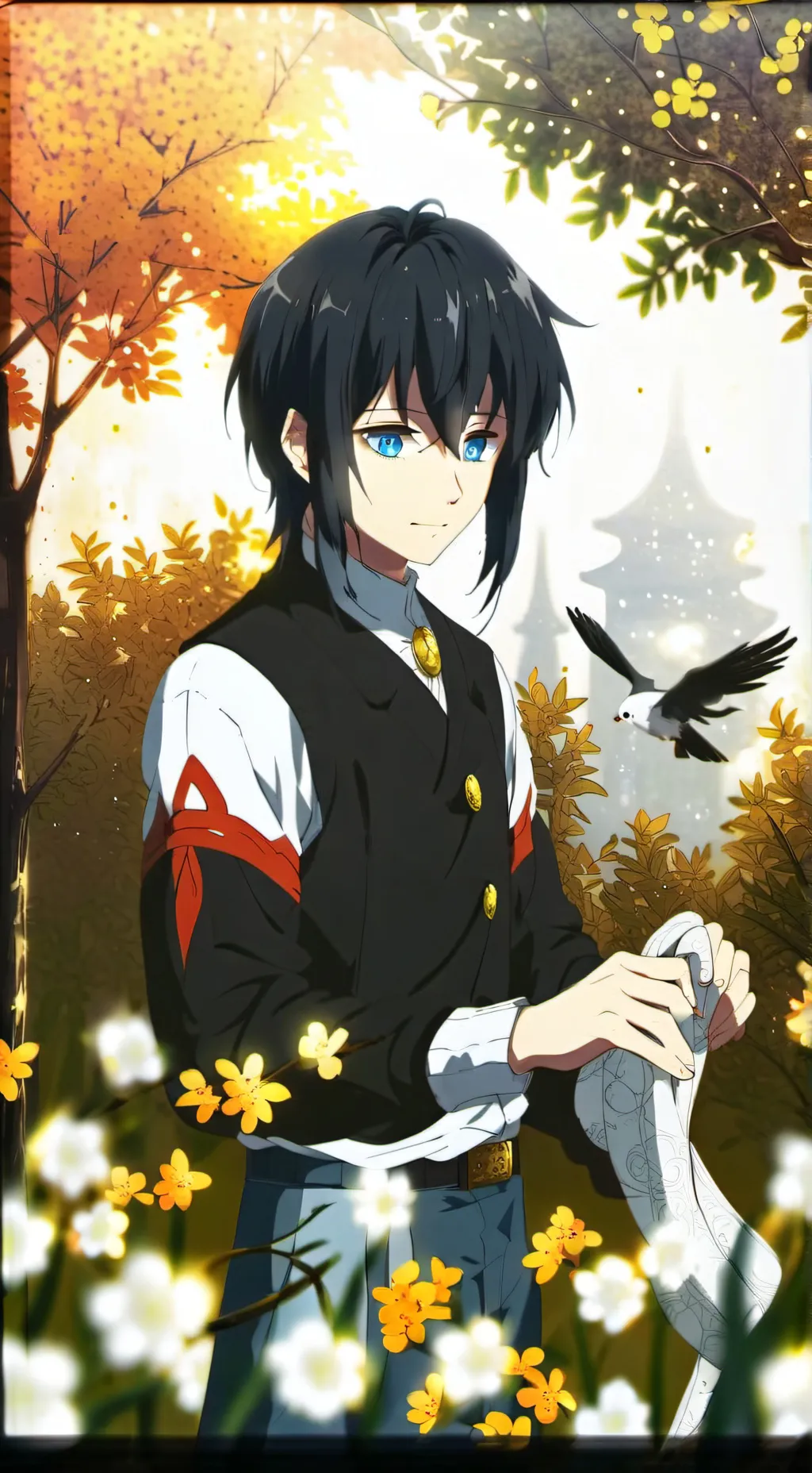 ai character: tokito te odia background