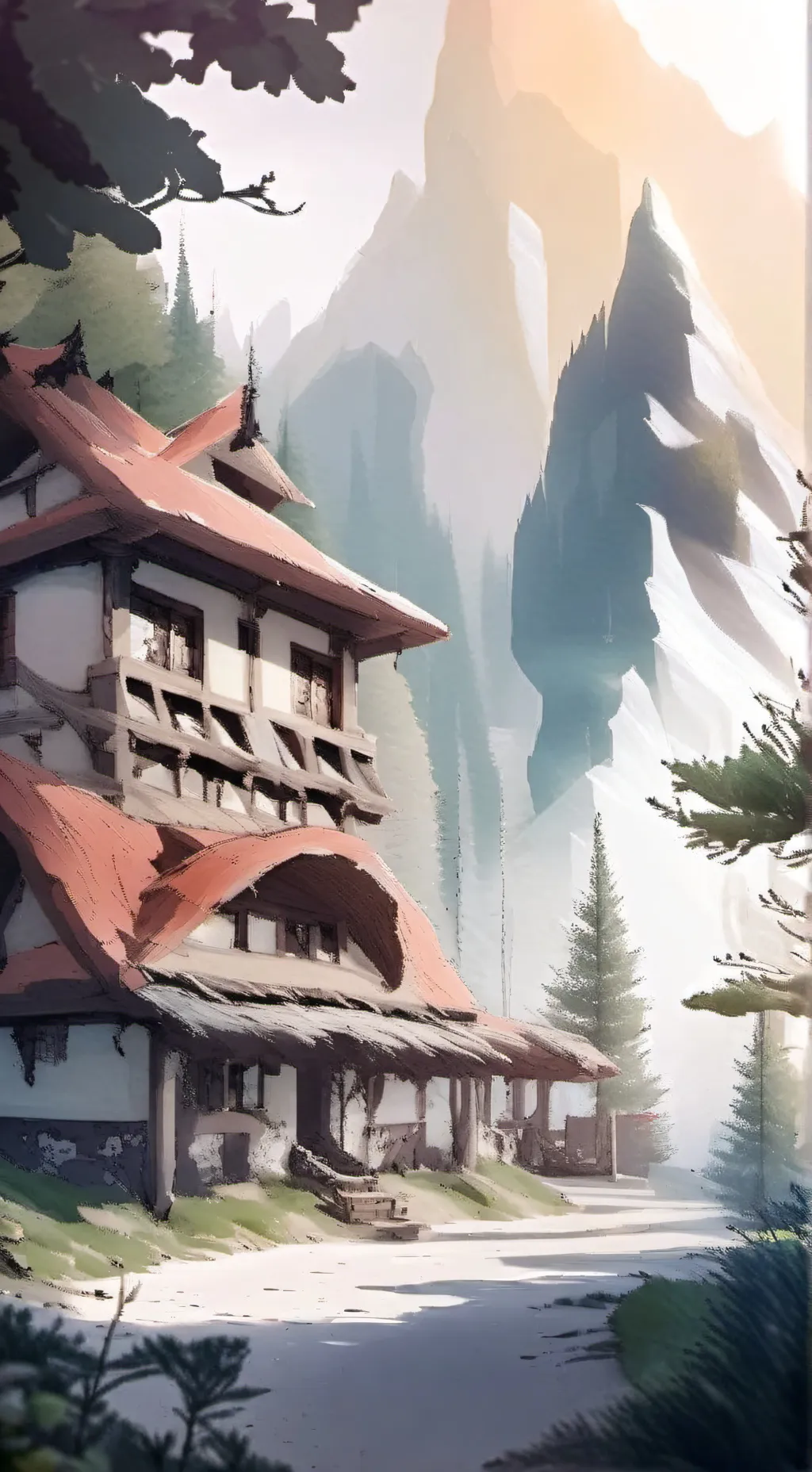 ai character: Xiaro x Calce  background