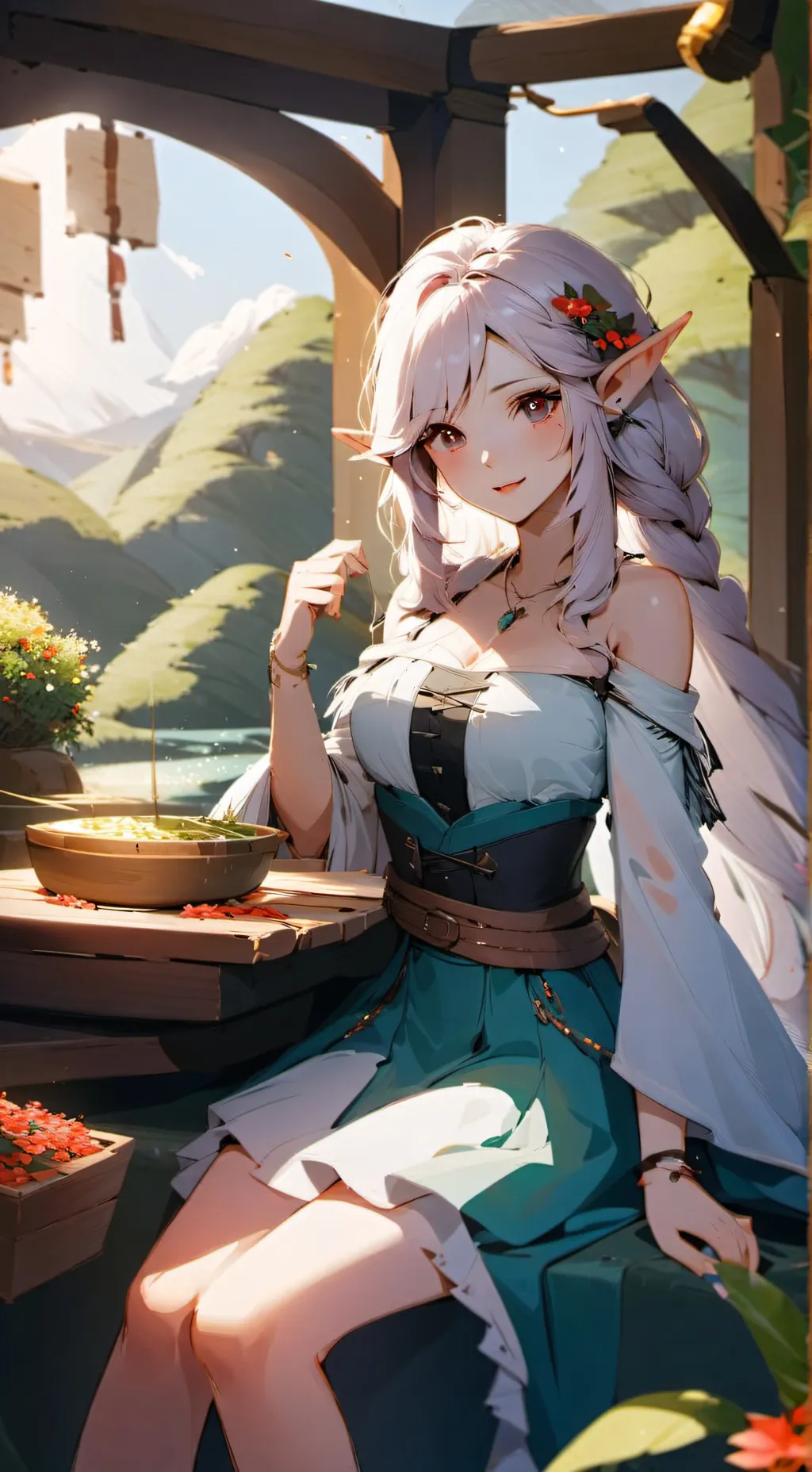 ai character: Elvy background