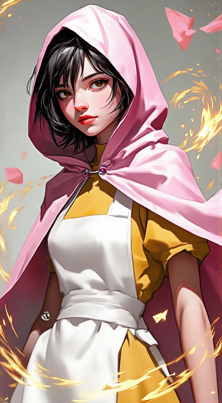 ai character: Young Rose  background