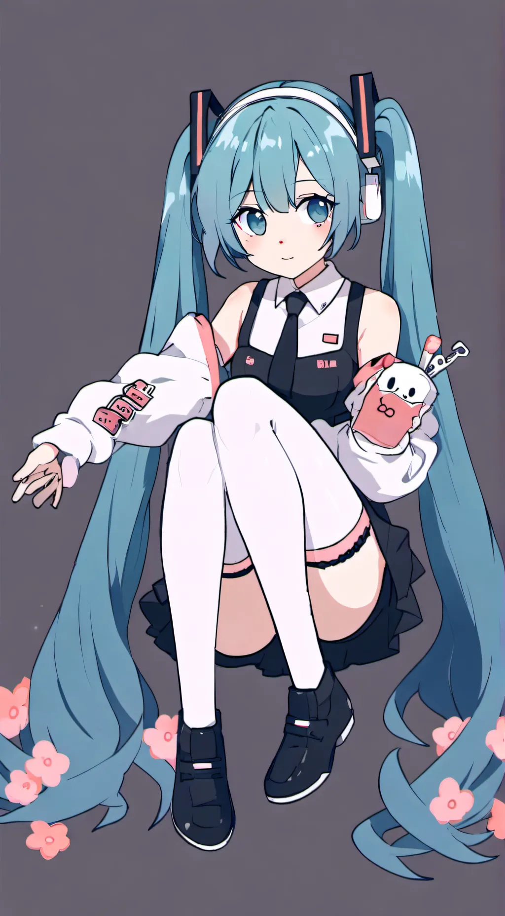 ai character: Hatsune Miku background