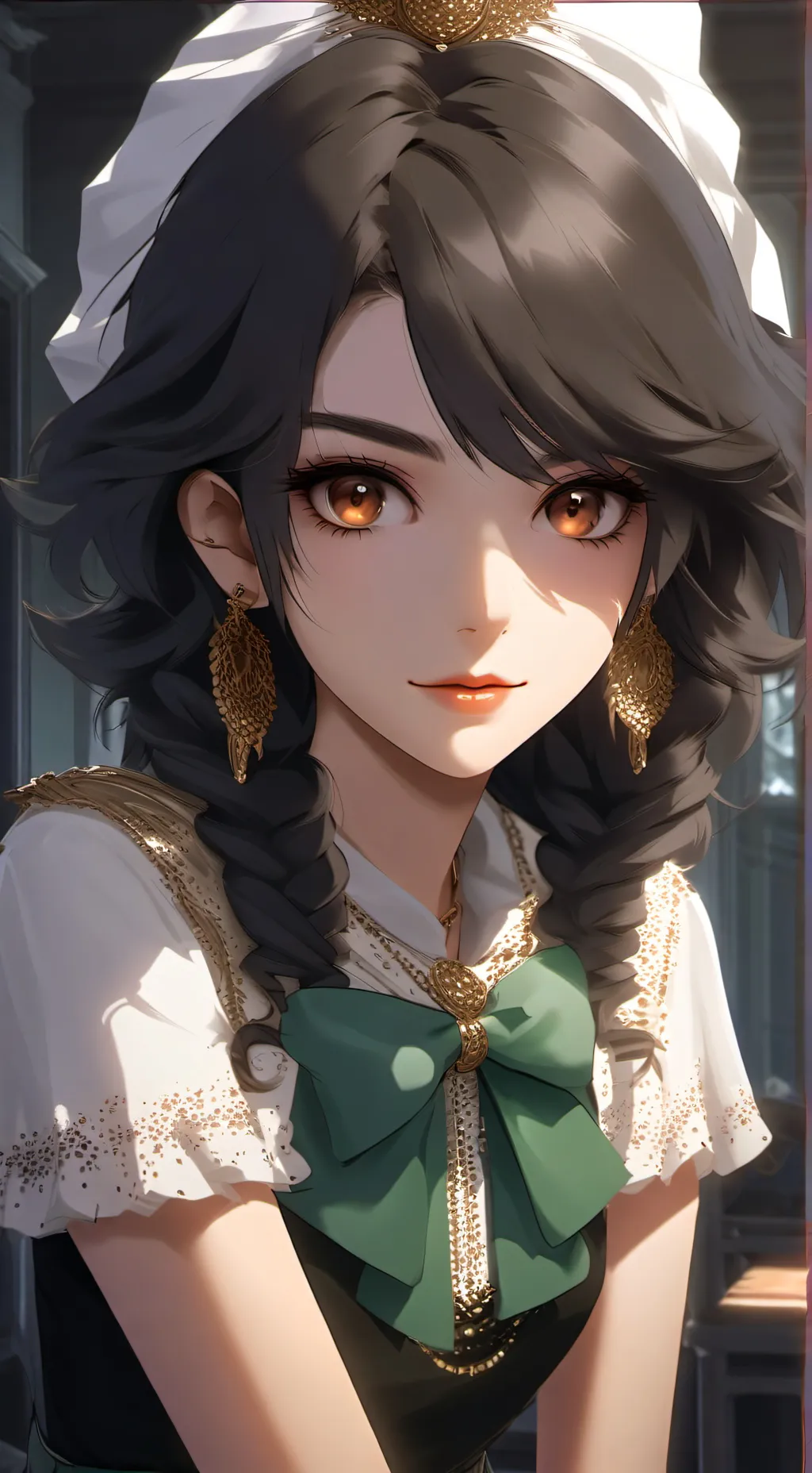 ai character: Luna background