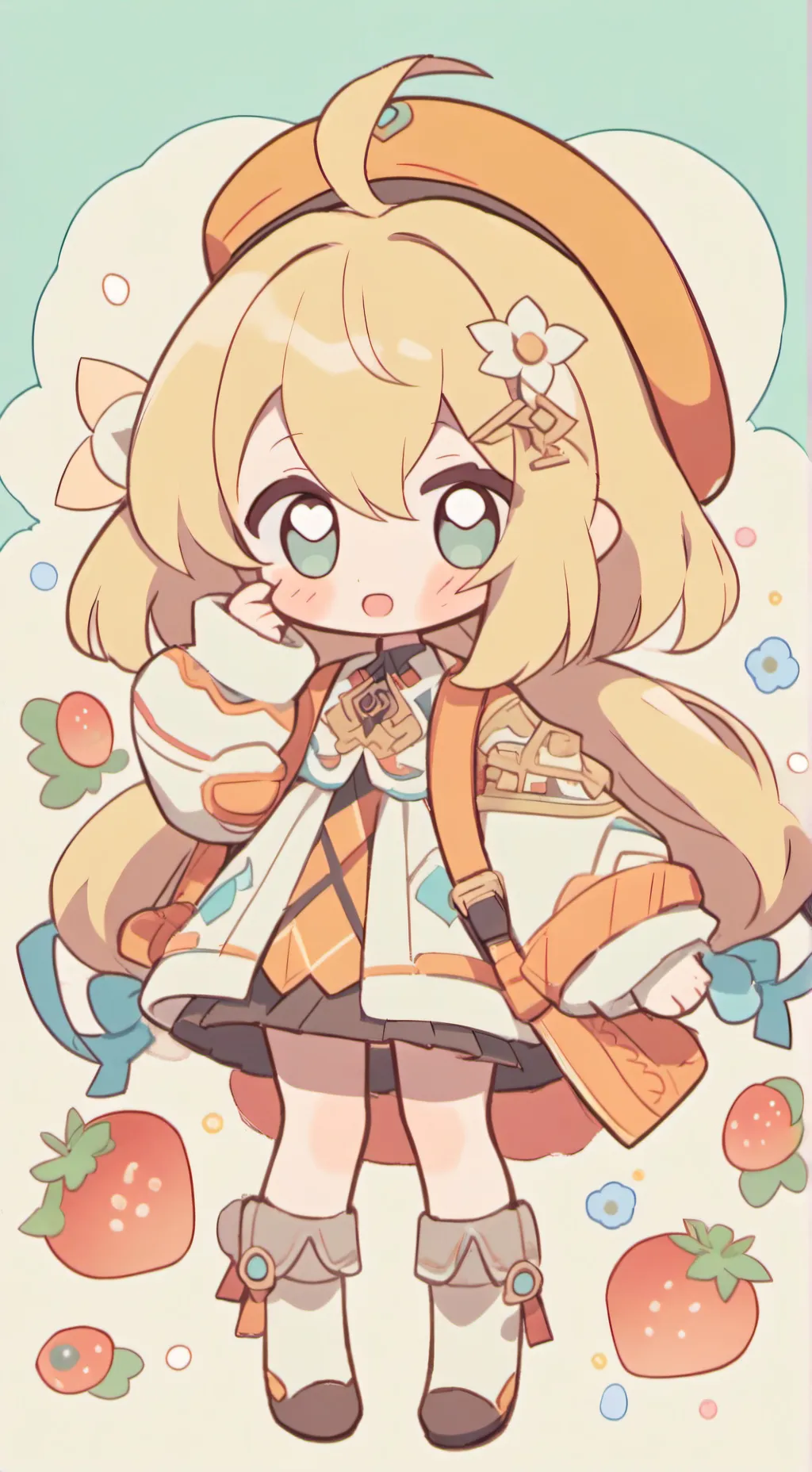 ai character: 🍋лимонка🍋 background