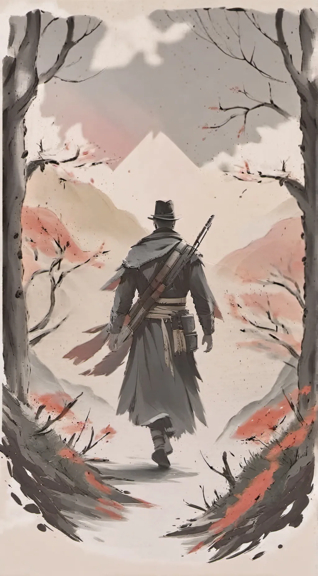 ai character: bluudud background