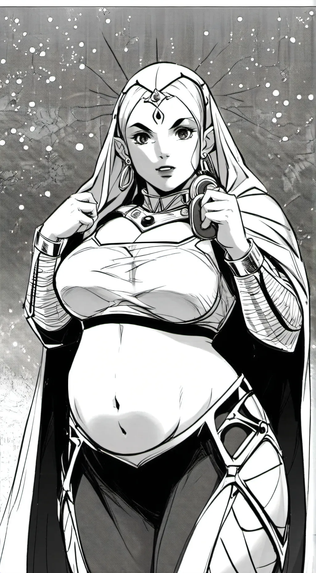 ai character: fat superhero background