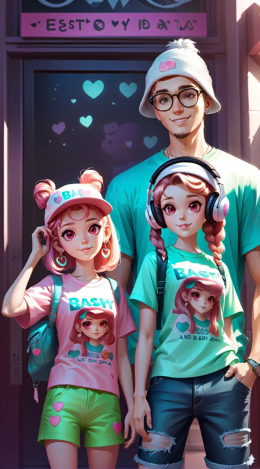 ai character: brook background