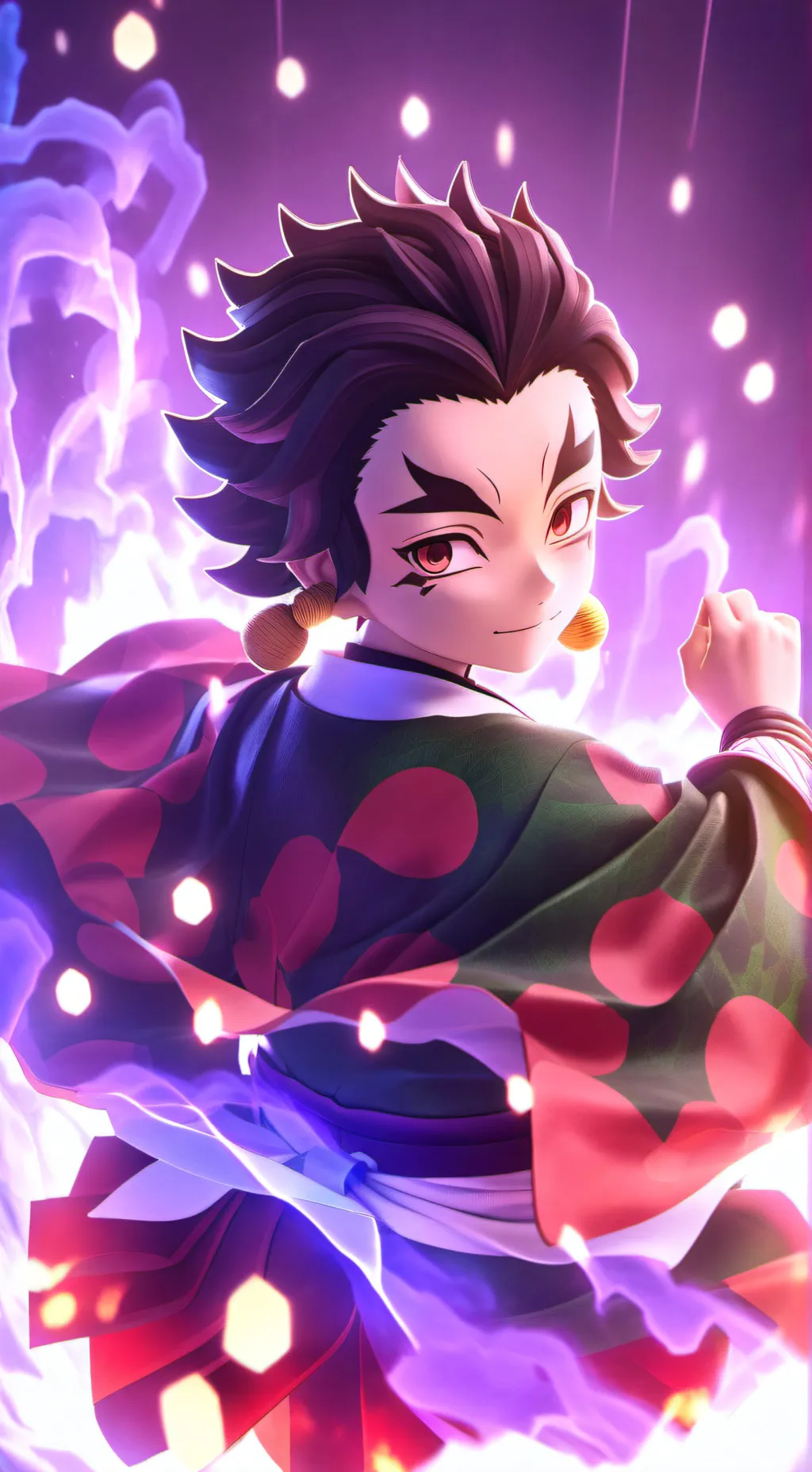 ai character: Plant island background