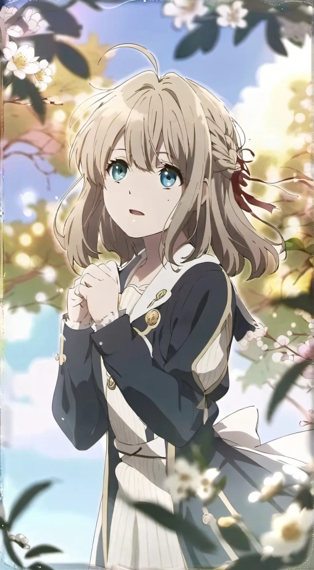 ai character: melody  background