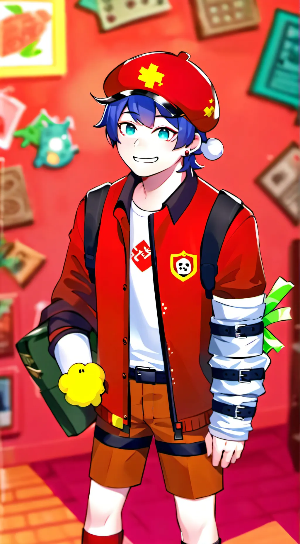 ai character: Leo background