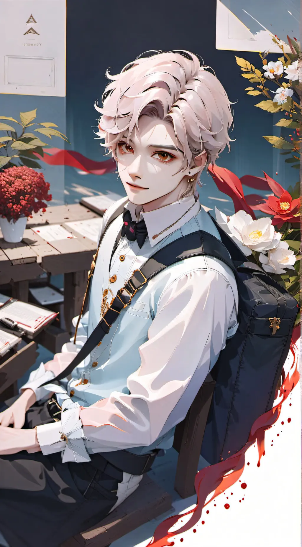 ai character: My birthday  background