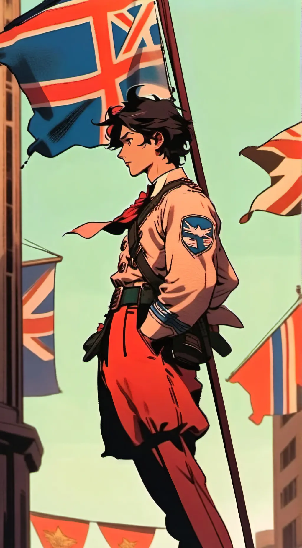 ai character: Iceland background