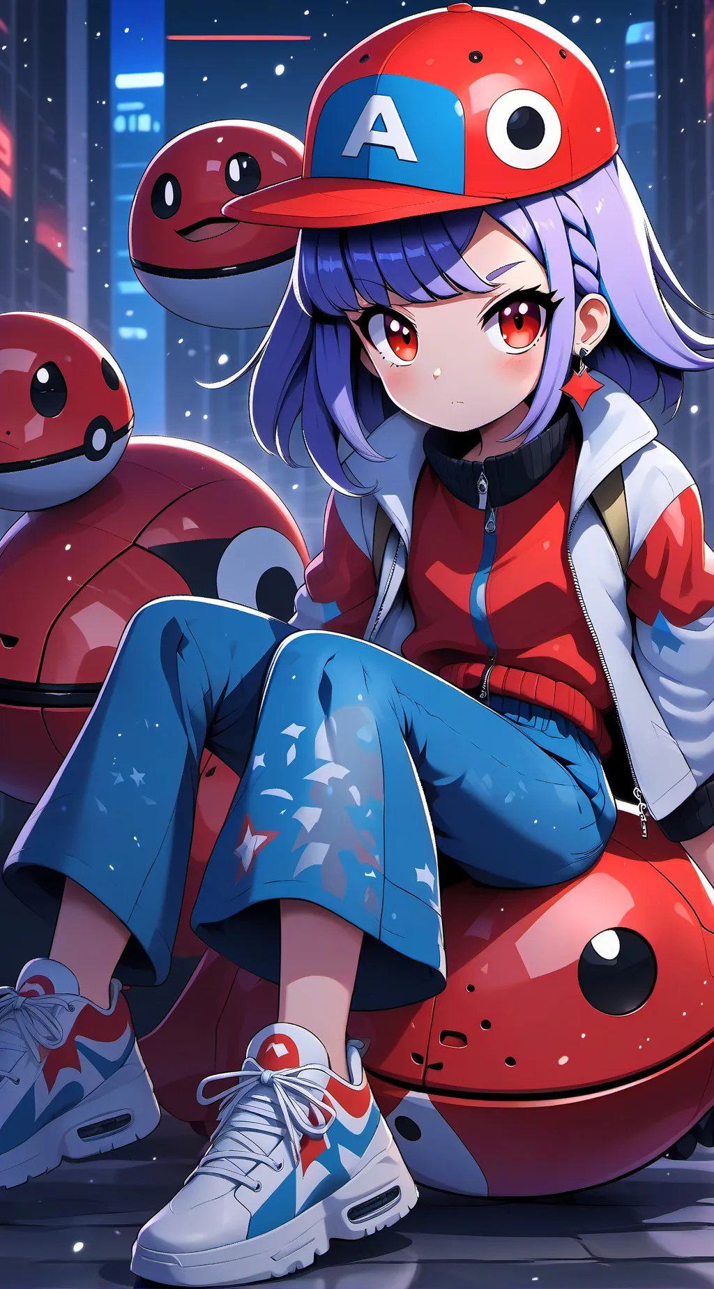 ai character: lily background