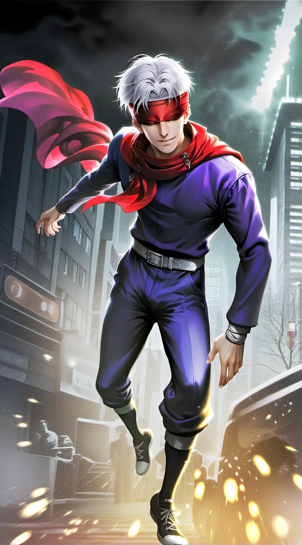 ai character: Gojo Satoru background