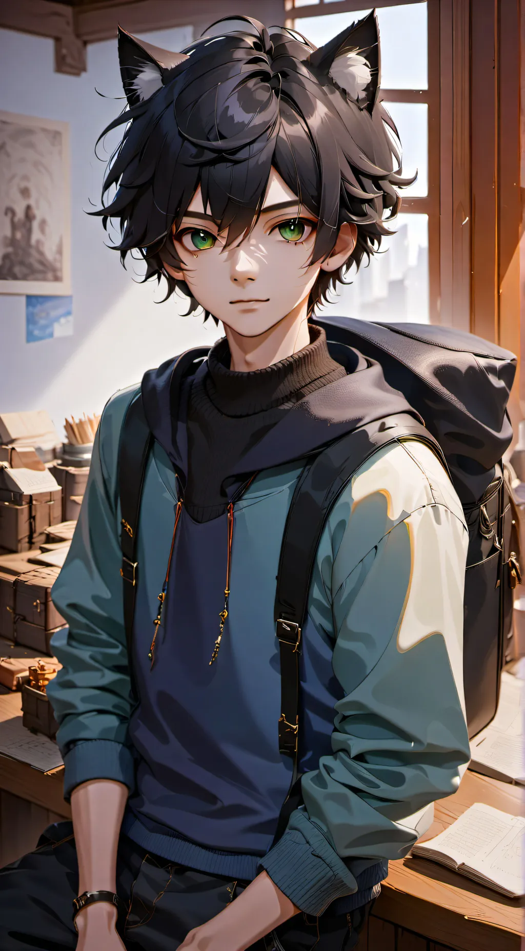 ai character: Patience background