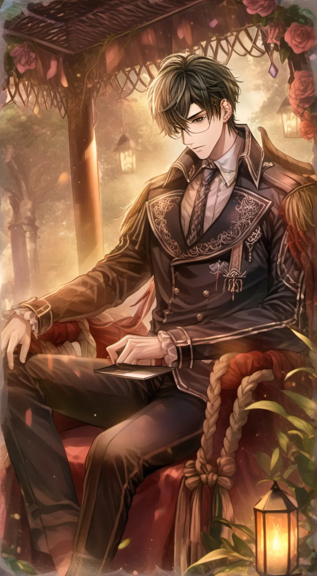 ai character: -Orion- background