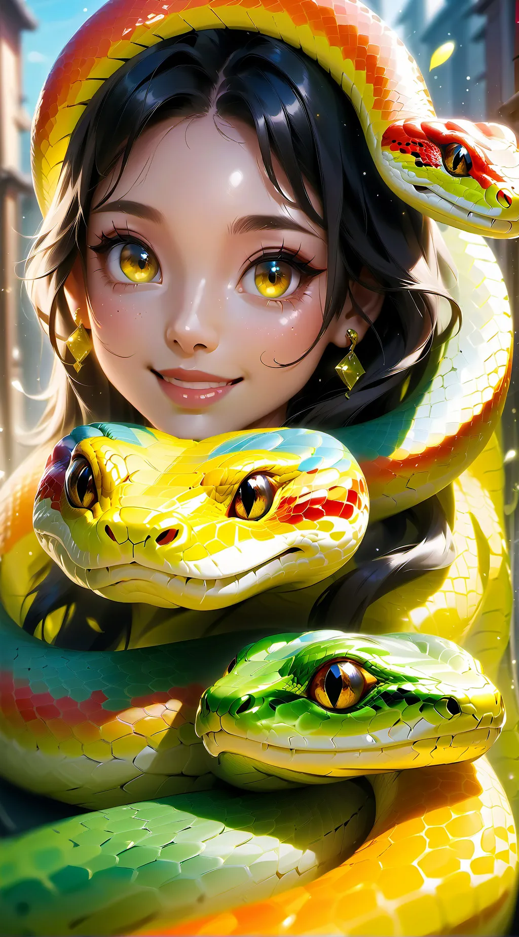 ai character: Spectrum background