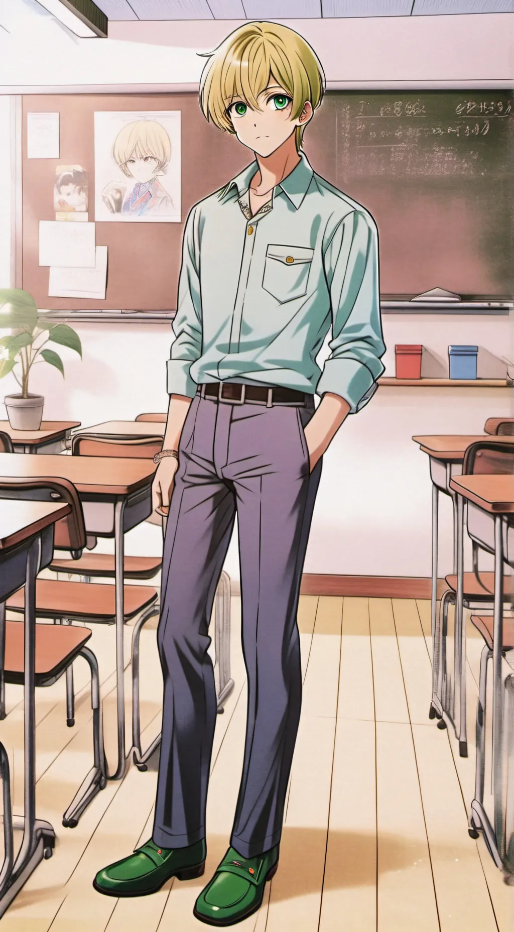 ai character: Neville background