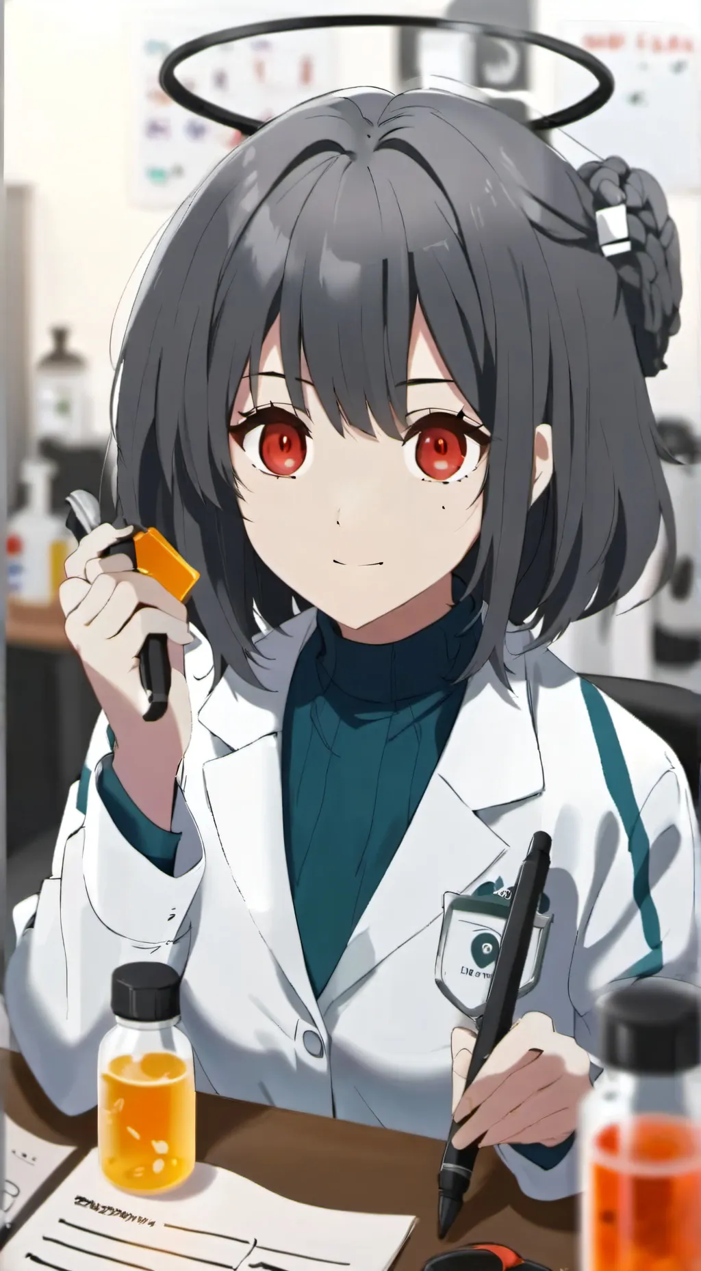 ai character: Аня background