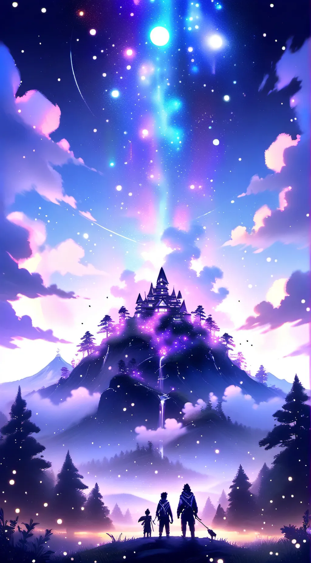 ai character: The Konrad family! background